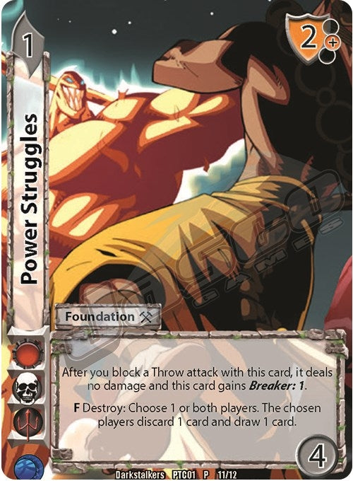 Image for Power Struggles (Full Art Promo) (Darkstalkers: Collector's Tins) (11/12) - UniVersus