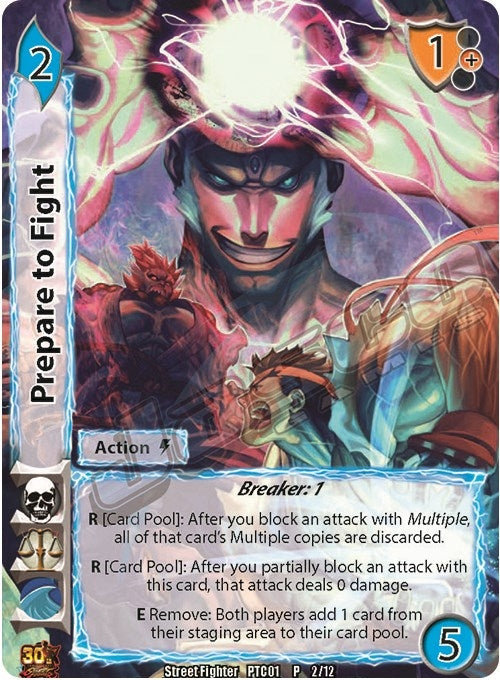 Image for Prepare to Fight (Full Art Promo) (Street Fighter CCG) (2/12) - UniVersus