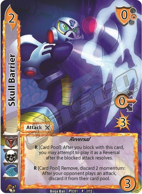 Image for Skull Barrier (Full Art Promo) (Mega Man: Rise of Masters) (7/12) - UniVersus