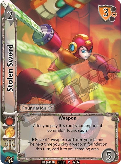 Image for Stolen Sword (Full Art Promo) (Mega Man: Battle for Power) (12/12) - UniVersus