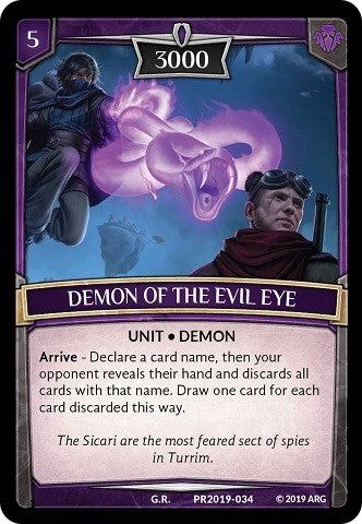 Image for Demon of the Evil Eye (Argent Saga Promos) (PR2019-034) - Argent Saga TCG