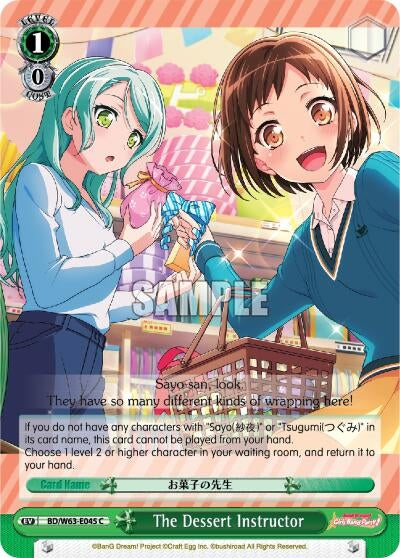 Image for The Dessert Instructor (BanG Dream! Girls Band Party! Vol.2) (BD/W63-E045 C) - Weiss Schwarz