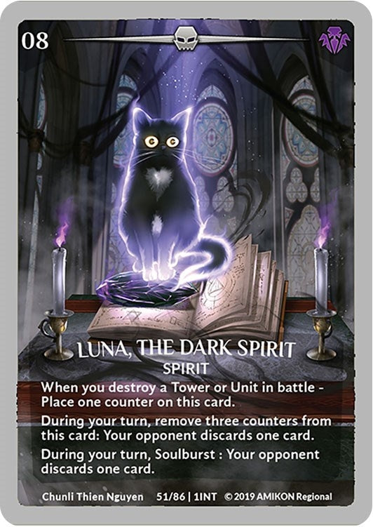 Image for Luna, the Dark Spirit (Silver Metal) (ARG Oct./Nov. 2019 Regional) (Argent Saga Promos) (51/86 | 1INT) - Argent Saga TCG