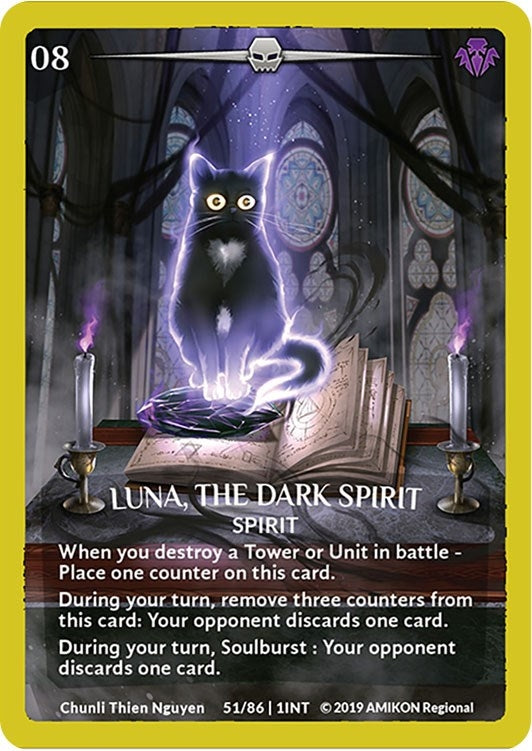 Image for Luna, the Dark Spirit (Gold Metal) (ARG Oct./Nov. 2019 Regional) (Argent Saga Promos) (51/86 | 1INT) - Argent Saga TCG