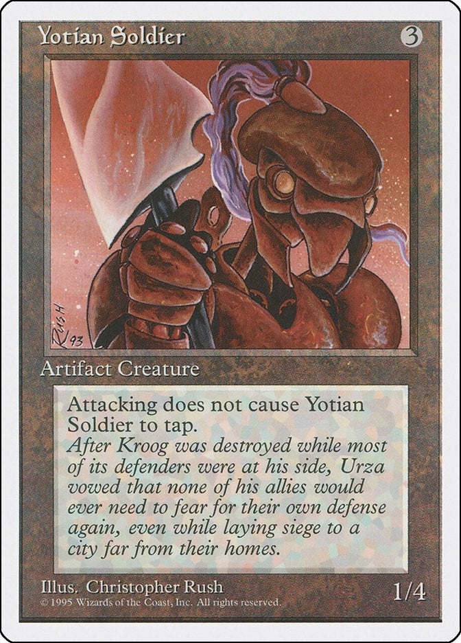 Image for Yotian Soldier (Fourth Edition) - Magic: The Gathering
