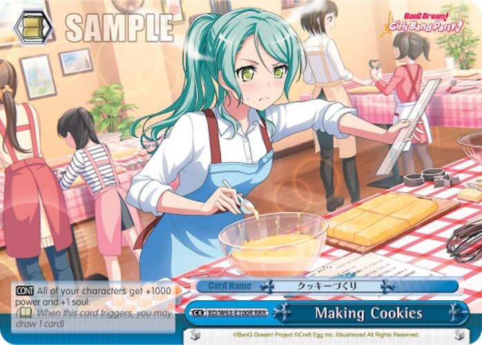 Image for Making Cookies (RRR) (BanG Dream! Girls Band Party! Vol.2) (BD/W63-E100R RRR) - Weiss Schwarz
