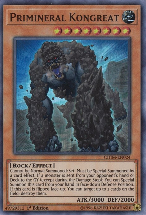 Image for Primineral Kongreat (Chaos Impact) (CHIM-EN024) - YuGiOh