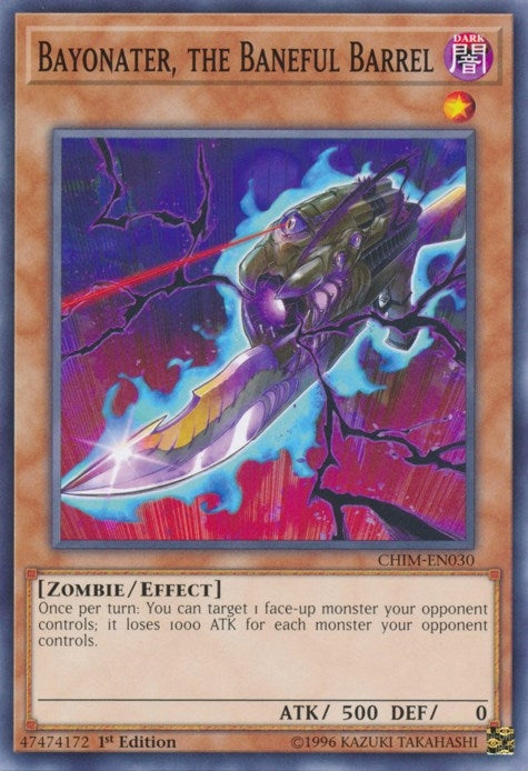 Image for Bayonater, the Baneful Barrel (Chaos Impact) (CHIM-EN030) - YuGiOh