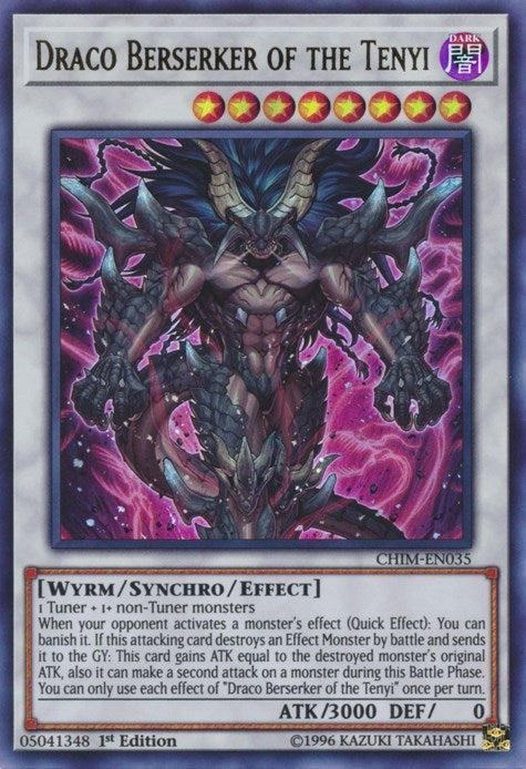 Image for Draco Berserker of the Tenyi (Chaos Impact) (CHIM-EN035) - YuGiOh
