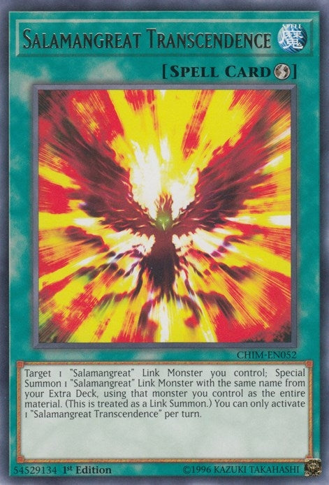 Image for Salamangreat Transcendence (Chaos Impact) (CHIM-EN052) - YuGiOh