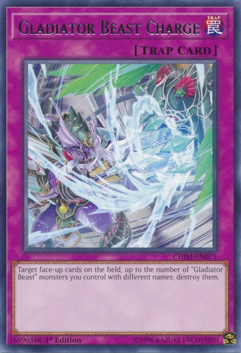 Image for Gladiator Beast Charge (Chaos Impact) (CHIM-EN071) - YuGiOh