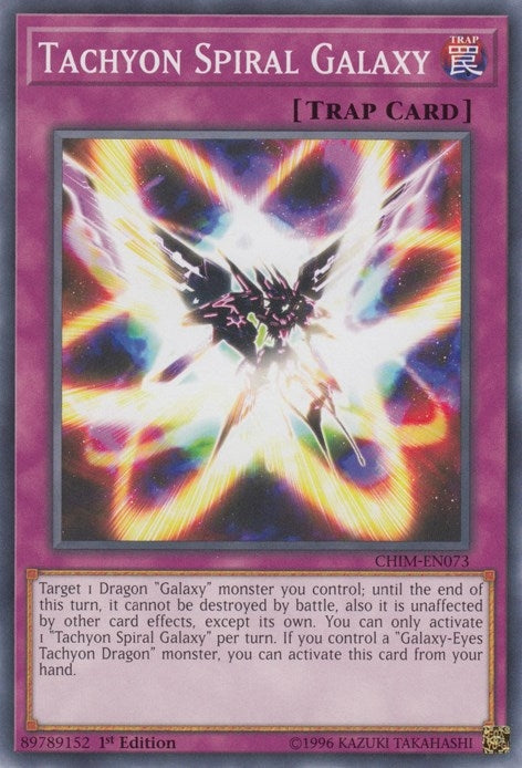 Image for Tachyon Spiral Galaxy (Chaos Impact) (CHIM-EN073) - YuGiOh