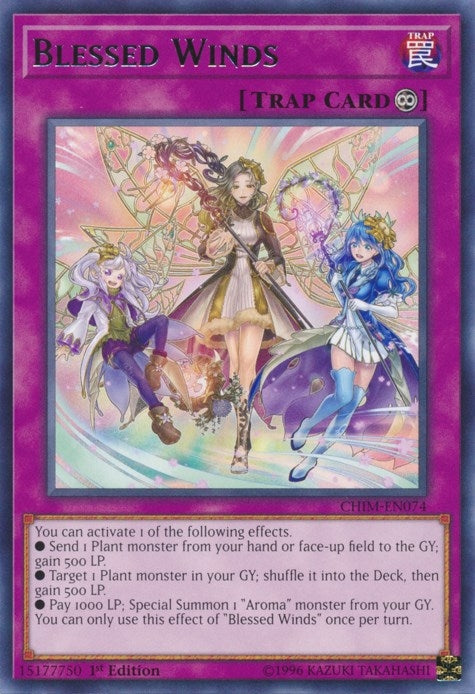 Image for Blessed Winds (Chaos Impact) (CHIM-EN074) - YuGiOh