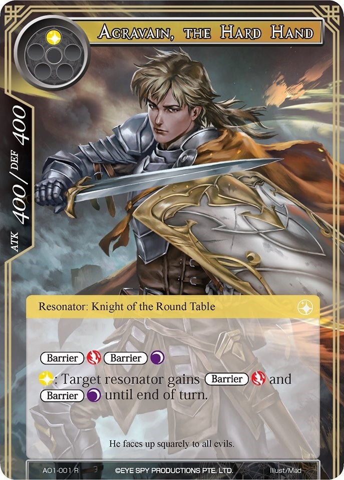 Image for Agravain, the Hard Hand (Alice Origin) (AO1-001) - Force of Will
