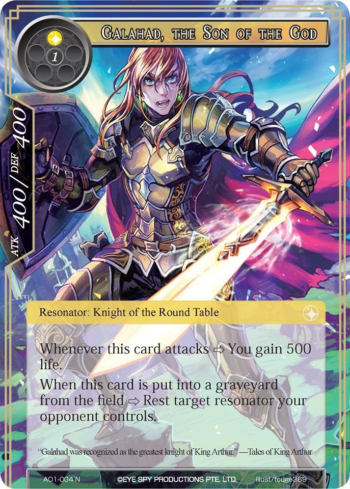 Image for Galahad, the Son of the God (Alice Origin) (AO1-004) - Force of Will