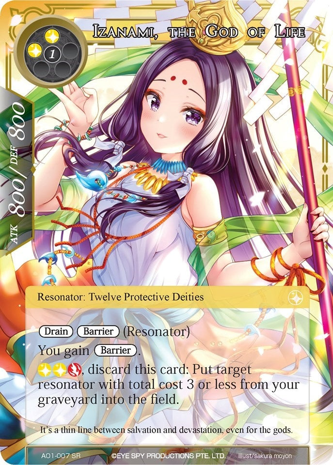 Image for Izanami, the God of Life (Alice Origin) (AO1-007) - Force of Will