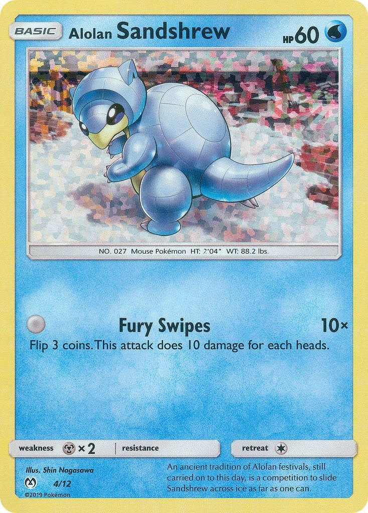Image for Alolan Sandshrew (McDonald's Promos 2019) (004/012) - Pokemon