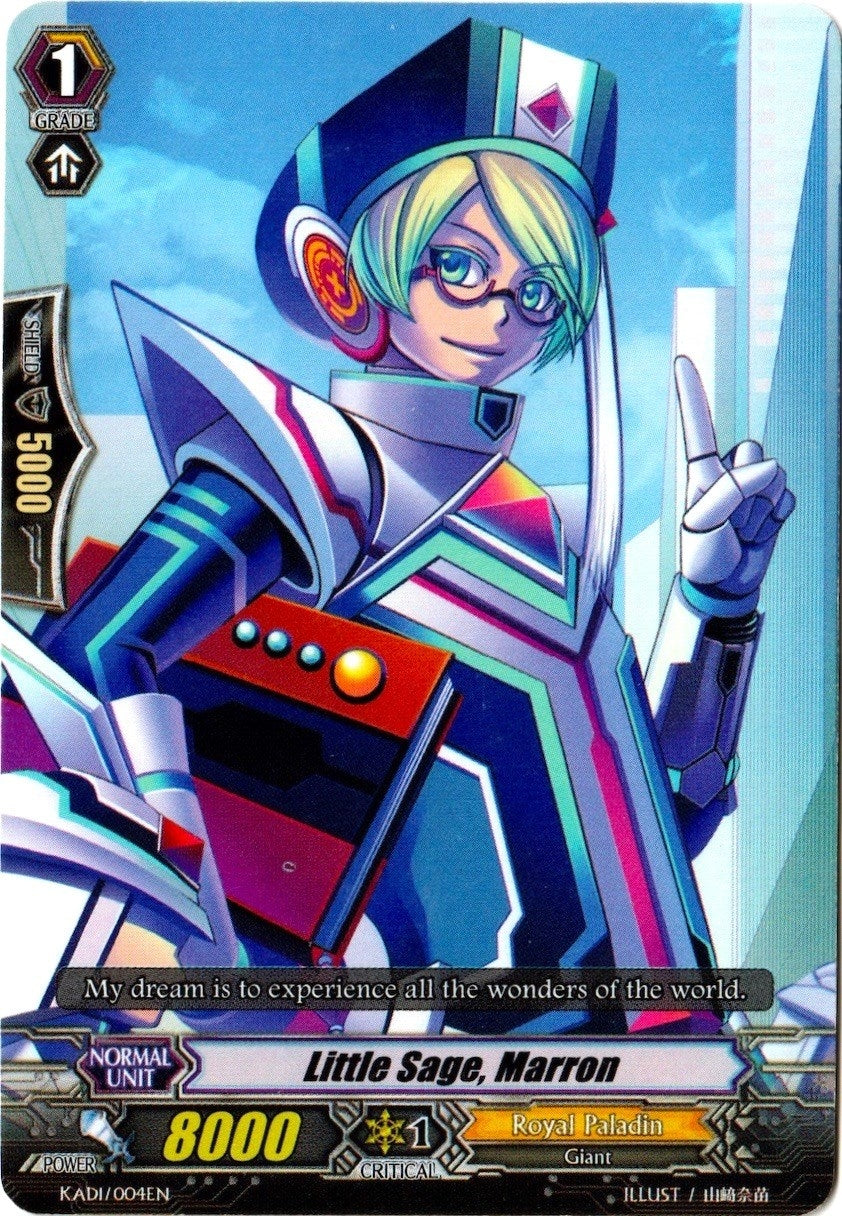 Image for Little Sage, Marron (Kero Kero Ace Pack) (KAD1/004EN) - Cardfight Vanguard