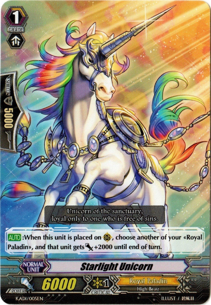 Image for Starlight Unicorn (Kero Kero Ace Pack) (KAD1/005EN) - Cardfight Vanguard