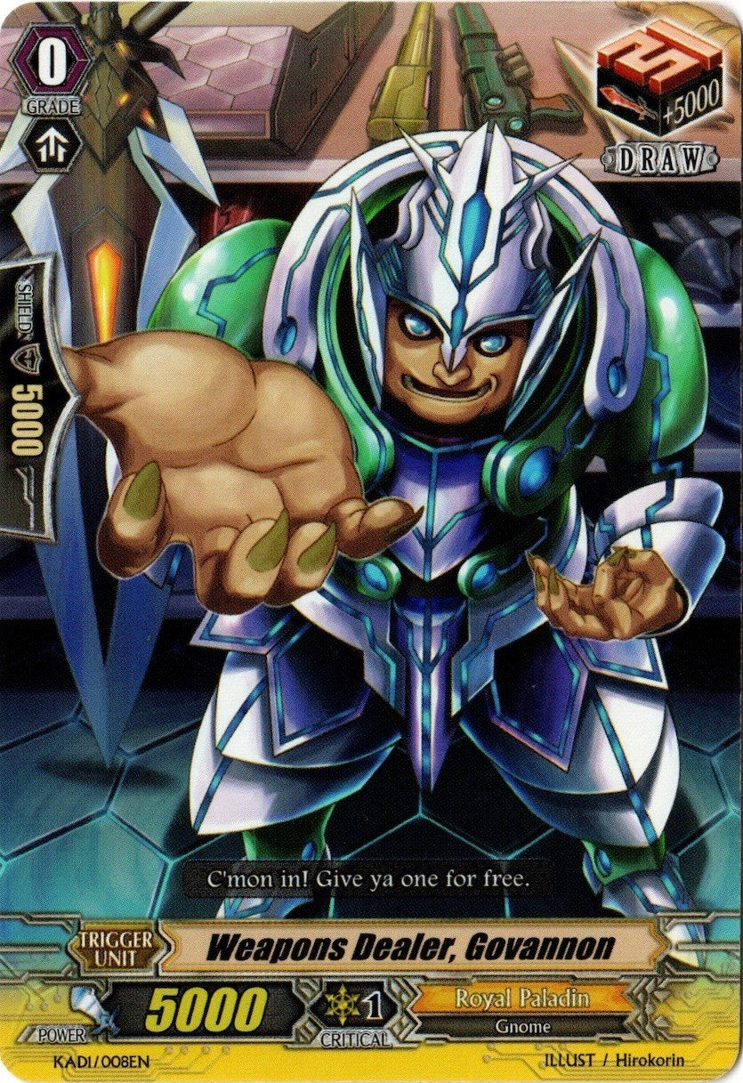 Image for Weapons Dealer, Govannon (Kero Kero Ace Pack) (KAD1/008EN) - Cardfight Vanguard