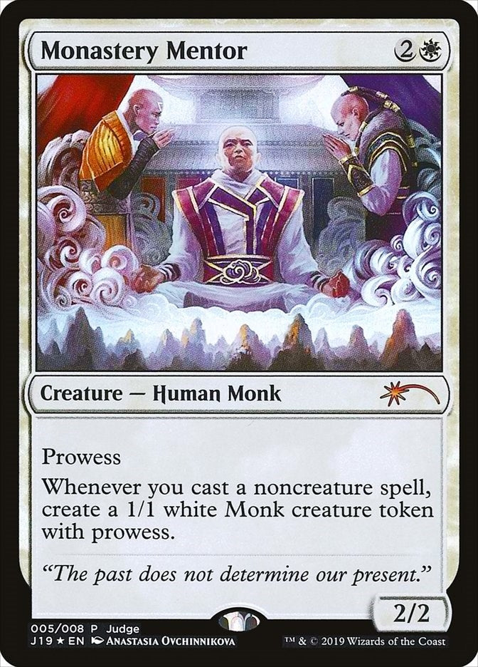 Image for Monastery Mentor (Judge Promos) (5) - Magic: The Gathering