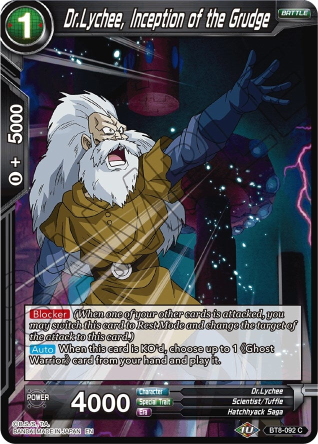 Image for Dr.Lychee, Inception of the Grudge (Malicious Machinations) (BT8-092) - Dragon Ball Super: Masters