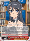 Image for Bunny Girl Senpai, Mai Sakurajima (Rascal Does Not Dream of Bunny Girl Senpai) (SBY/W64-E051 RR) - Weiss Schwarz