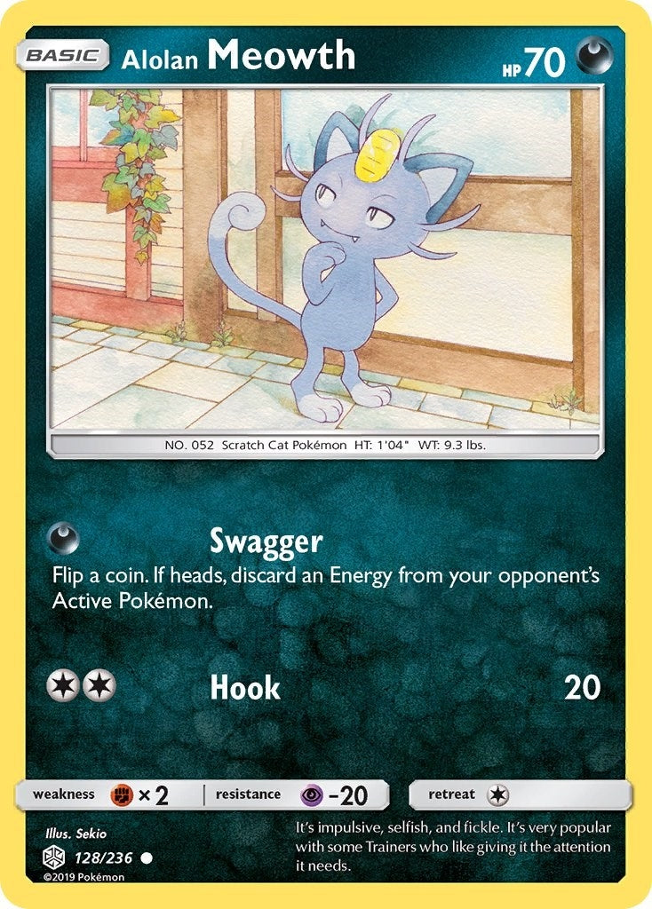 Image for Alolan Meowth (SM - Cosmic Eclipse) (128/236) - Pokemon