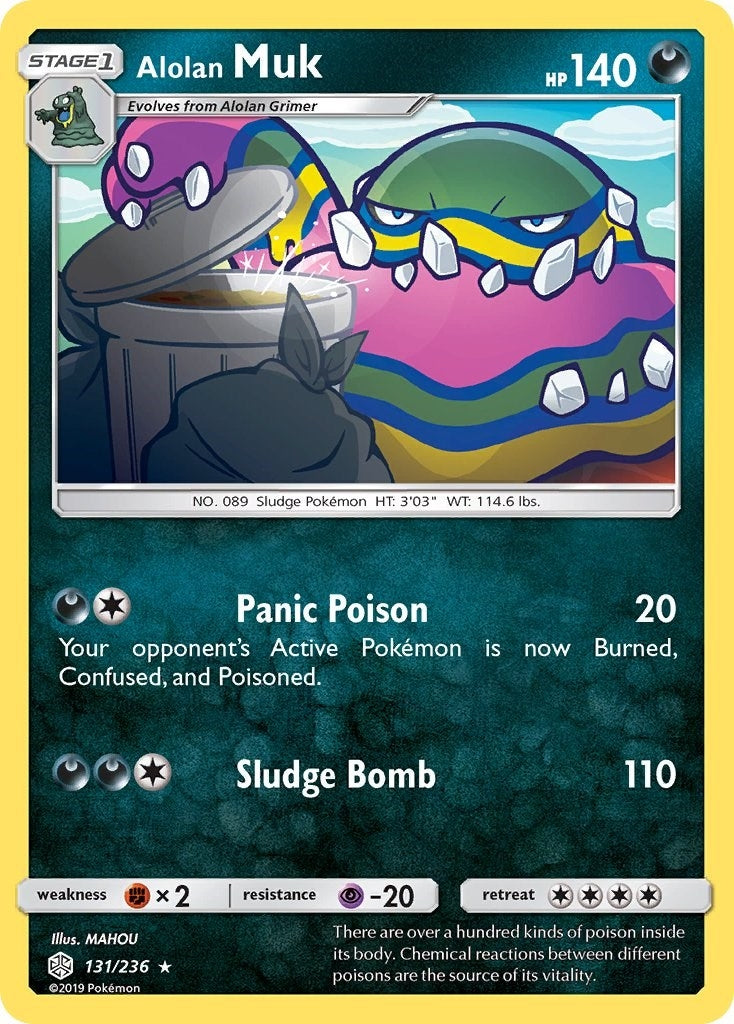 Image for Alolan Muk (SM - Cosmic Eclipse) (131/236) - Pokemon