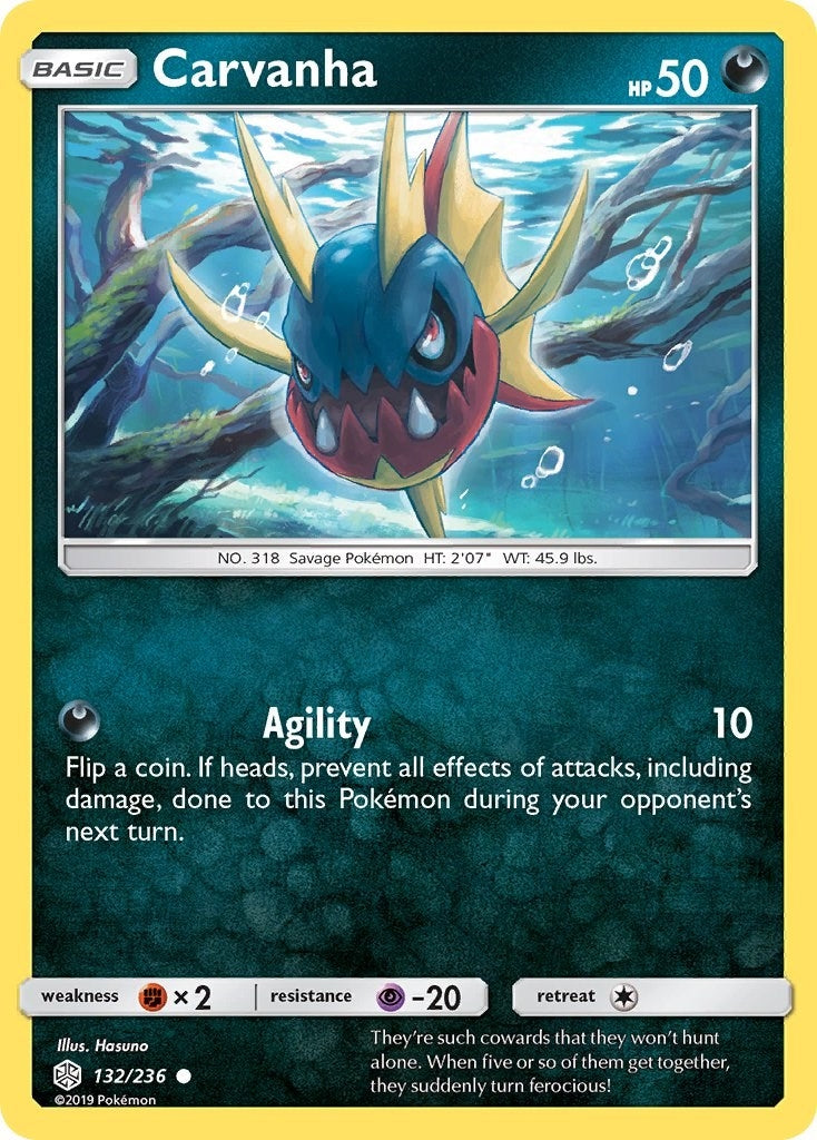 Image for Carvanha (SM - Cosmic Eclipse) (132/236) - Pokemon