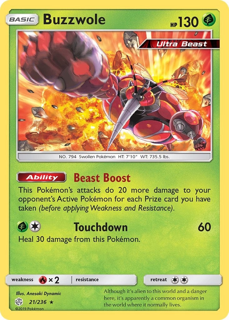 Image for Buzzwole (SM - Cosmic Eclipse) (21/236) - Pokemon