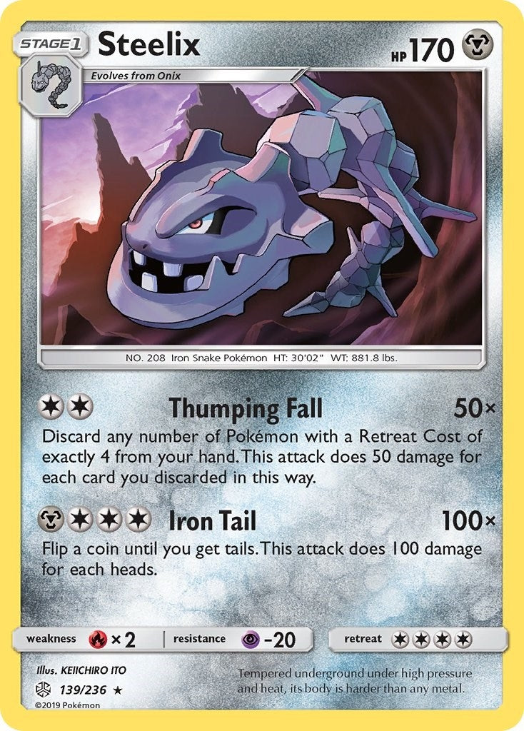 Image for Steelix (SM - Cosmic Eclipse) (139/236) - Pokemon