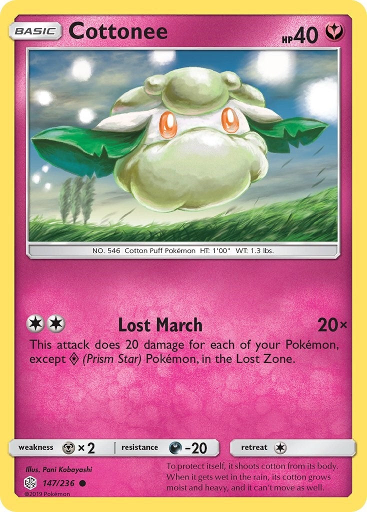 Image for Cottonee (SM - Cosmic Eclipse) (147/236) - Pokemon