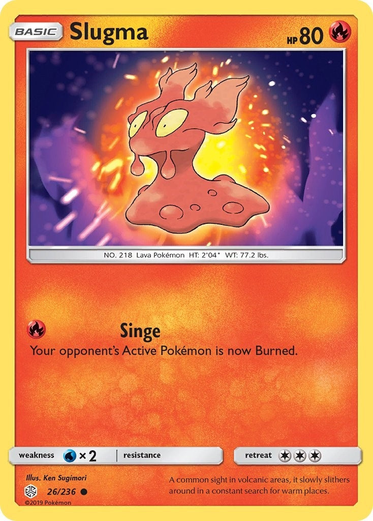 Image for Slugma (SM - Cosmic Eclipse) (26/236) - Pokemon