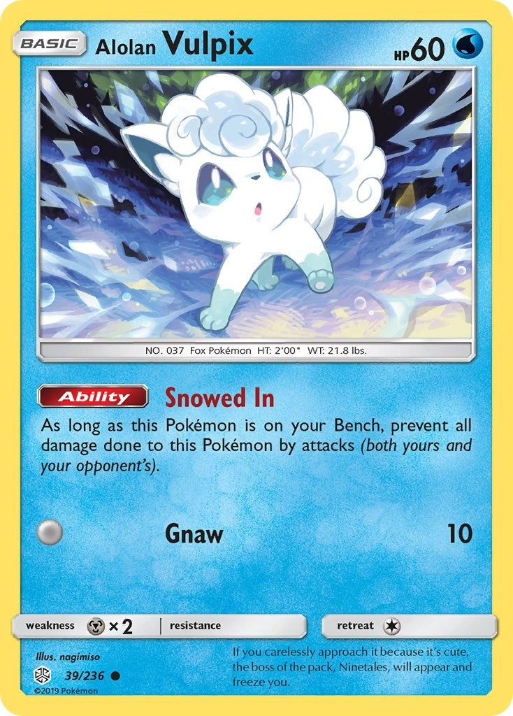 Image for Alolan Vulpix (SM - Cosmic Eclipse) (39/236) - Pokemon