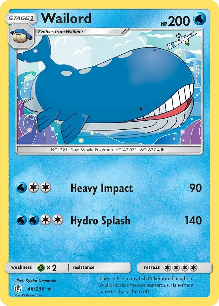 Image for Wailord (SM - Cosmic Eclipse) (46/236) - Pokemon