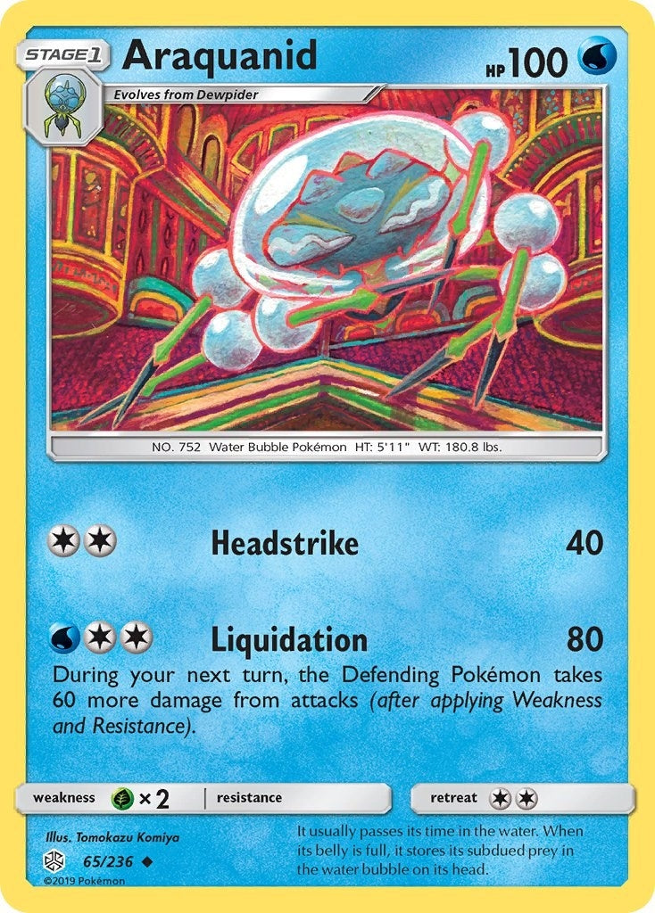 Image for Araquanid (SM - Cosmic Eclipse) (65/236) - Pokemon