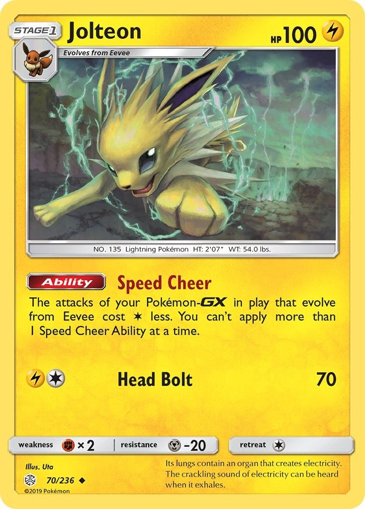 Image for Jolteon (SM - Cosmic Eclipse) (70/236) - Pokemon