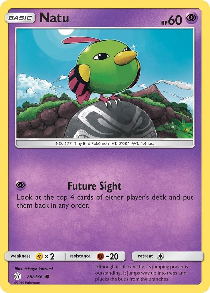 Image for Natu (SM - Cosmic Eclipse) (78/236) - Pokemon