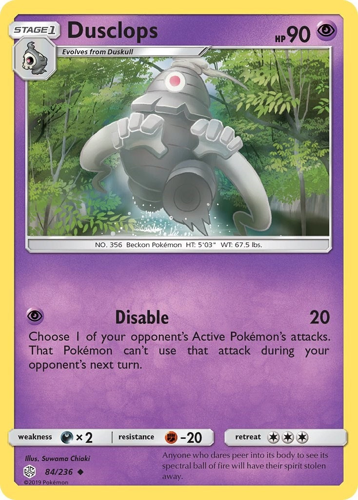 Image for Dusclops (SM - Cosmic Eclipse) (84/236) - Pokemon