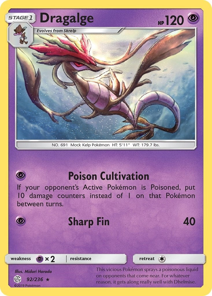Image for Dragalge (SM - Cosmic Eclipse) (92/236) - Pokemon