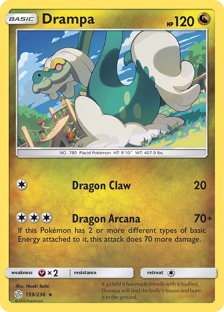 Image for Drampa (SM - Cosmic Eclipse) (159/236) - Pokemon