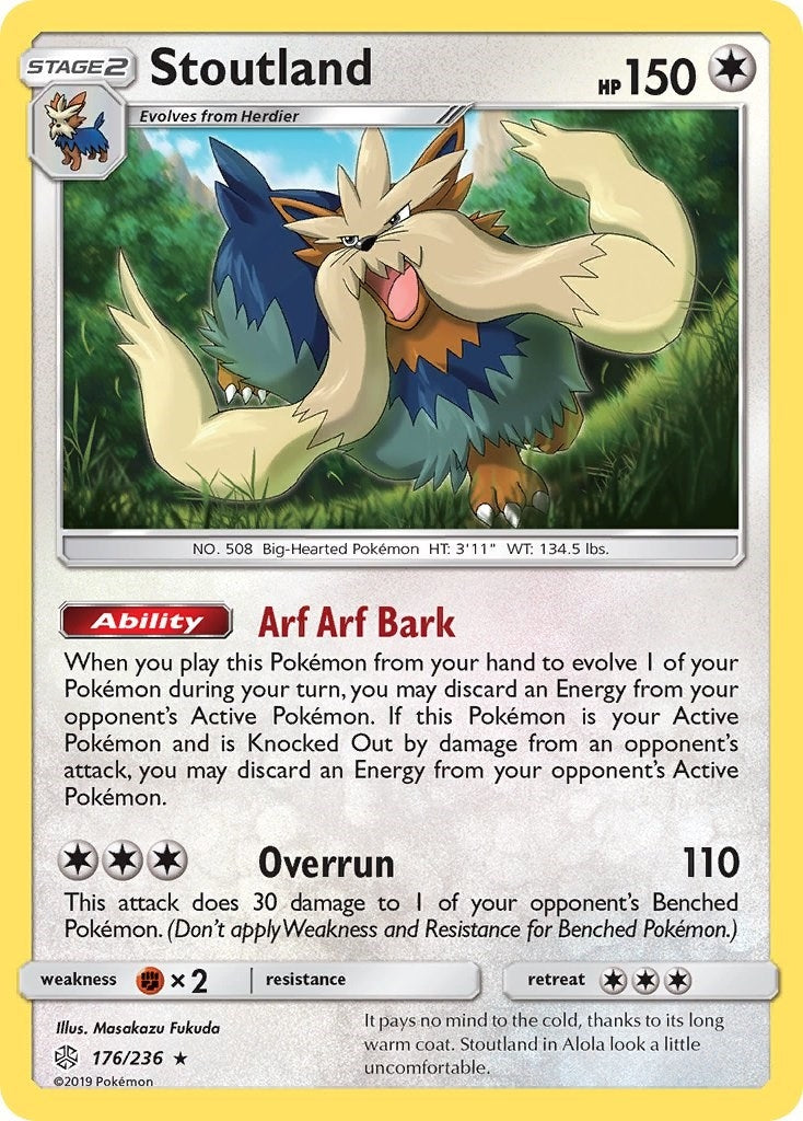 Image for Stoutland (SM - Cosmic Eclipse) (176/236) - Pokemon