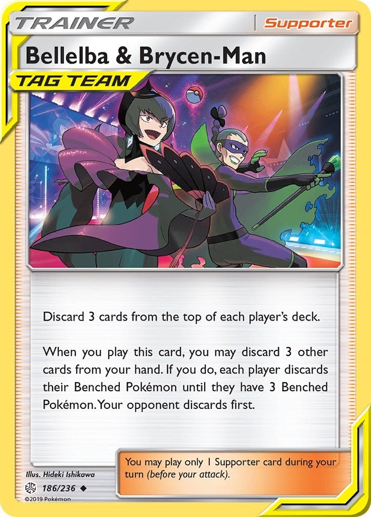 Image for Bellelba & Brycen-Man (SM - Cosmic Eclipse) (186/236) - Pokemon