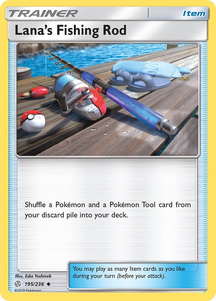 Image for Lana's Fishing Rod (SM - Cosmic Eclipse) (195/236) - Pokemon