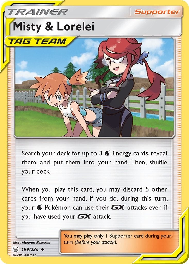 Image for Misty & Lorelei (SM - Cosmic Eclipse) (199/236) - Pokemon