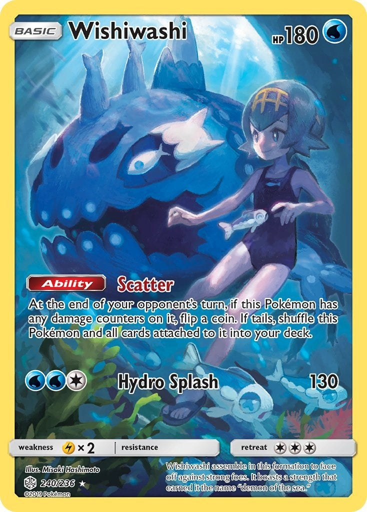 Image for Wishiwashi (Secret) (SM - Cosmic Eclipse) (240/236) - Pokemon