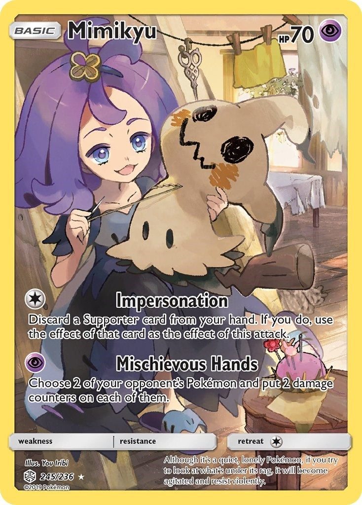 Image for Mimikyu (Secret) (SM - Cosmic Eclipse) (245/236) - Pokemon