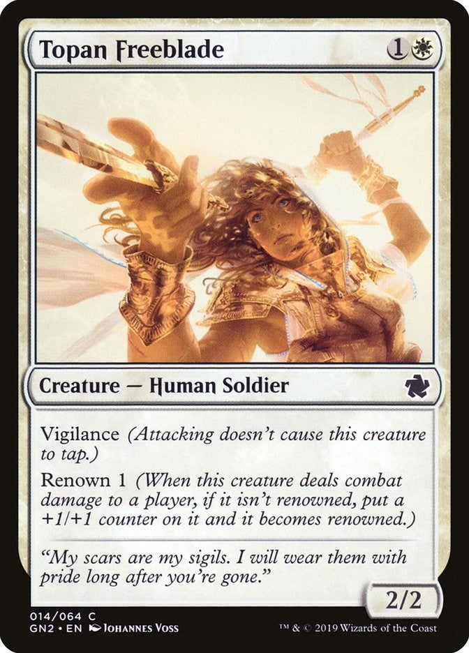 Image for Topan Freeblade (Magic Game Night 2019) (14) - Magic: The Gathering