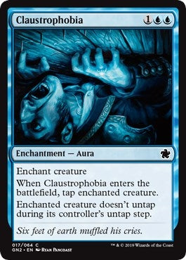 Image for Claustrophobia (Magic Game Night 2019) (17) - Magic: The Gathering